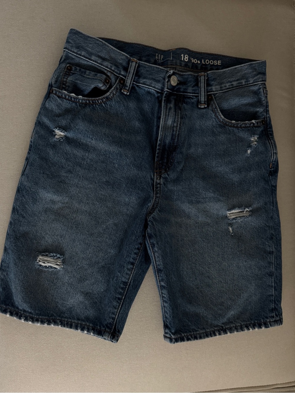 Gap long denim short